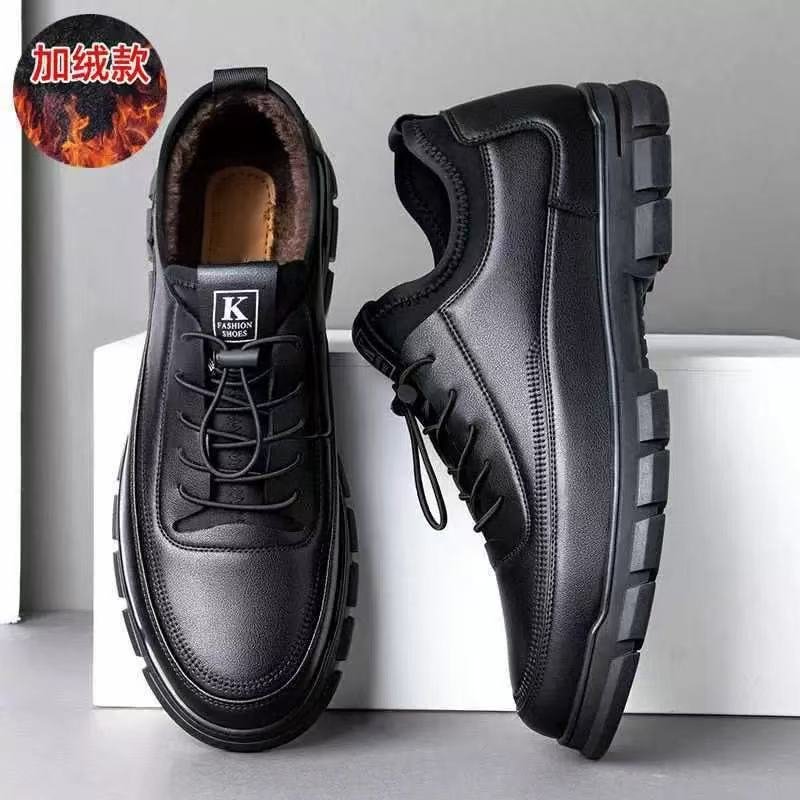 Business Formal Leather Shoes Black Casual Soft Upper - Image 6